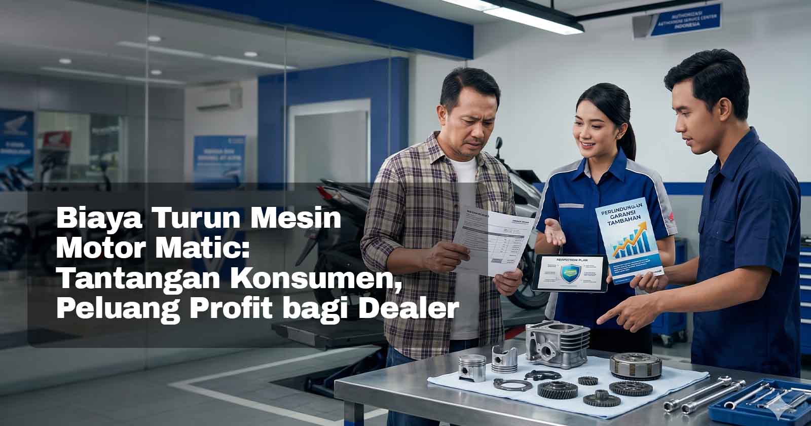 Biaya Turun Mesin Motor Matic: Tantangan Konsumen, Peluang Profit bagi Dealer