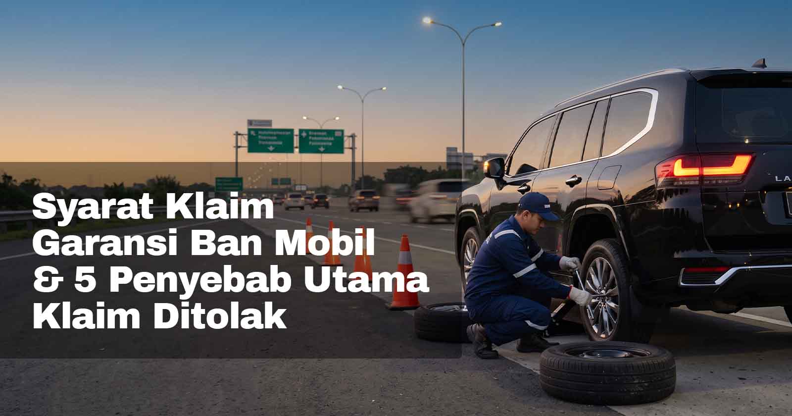 Syarat Klaim Garansi Ban Mobil & 5 Penyebab Utama Klaim Ditolak