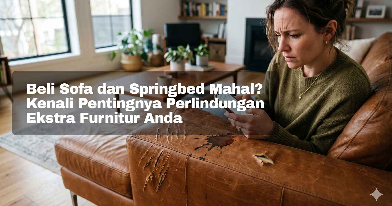 Beli Sofa dan Springbed Mahal? Kenali Pentingnya Perlindungan Ekstra Furnitur Anda