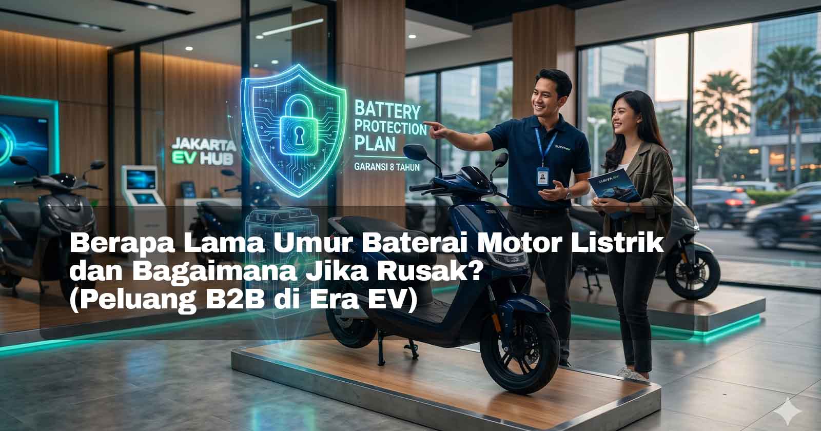Berapa Lama Umur Baterai Motor Listrik dan Bagaimana Jika Rusak? (Peluang B2B di Era EV)