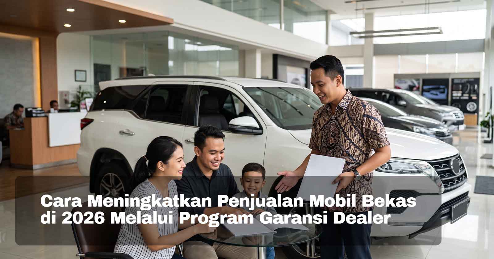Cara Meningkatkan Penjualan Mobil Bekas di 2026 Melalui Program Garansi Dealer